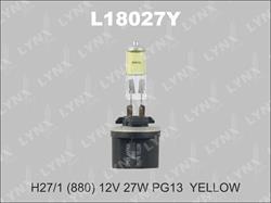 Лампа галогенная LYNX 12V H27W1 27W L18027Y