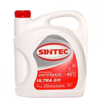 Антифриз SINTEC ULTRA красный G11 5кг 800524