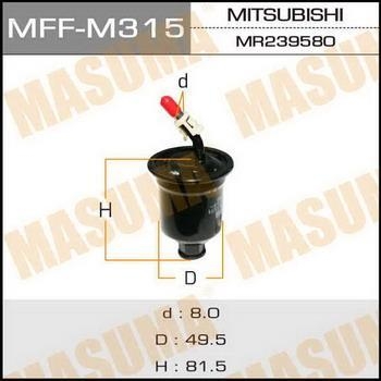 Фильтр топливный MASUMA MFFM315