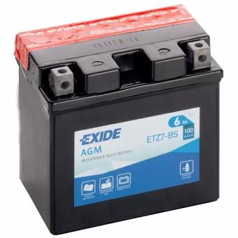 Аккумулятор EXIDE AGM 6 Ач 100А О/П ETZ7-BS