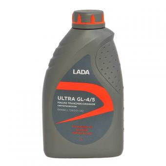 Масло трансмиссионное LADA ULTRA 75W90 Gl-4/5 синтетическое 1 л 88888L75900100