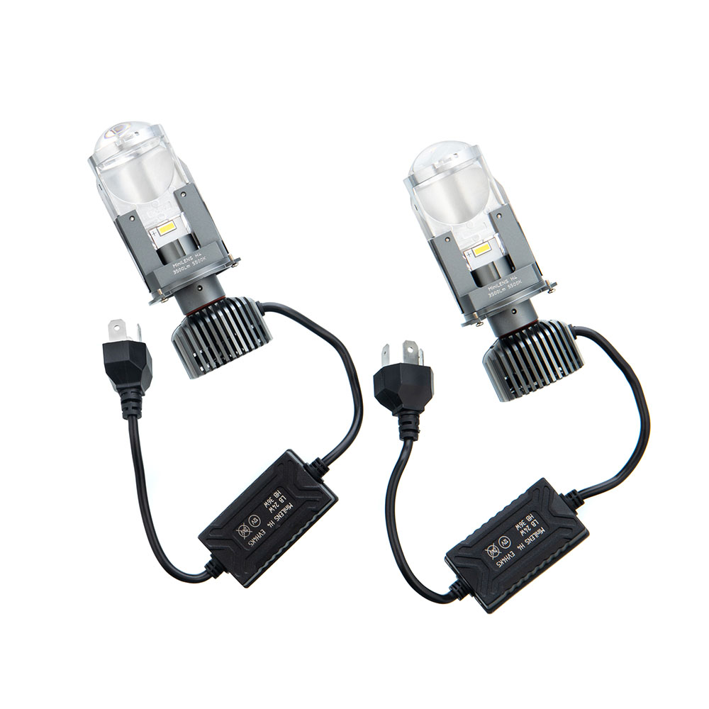 Лампа светодиодная MTFLIGHT MINILENS 12V H4 24/36W 2 шт EVH4K5/MH4K5