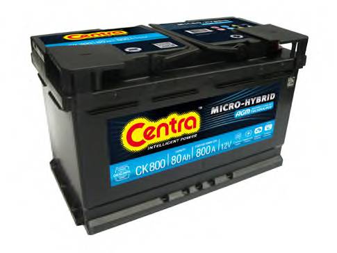 Аккумулятор CENTRA 80 Ач 800А О/П CK800