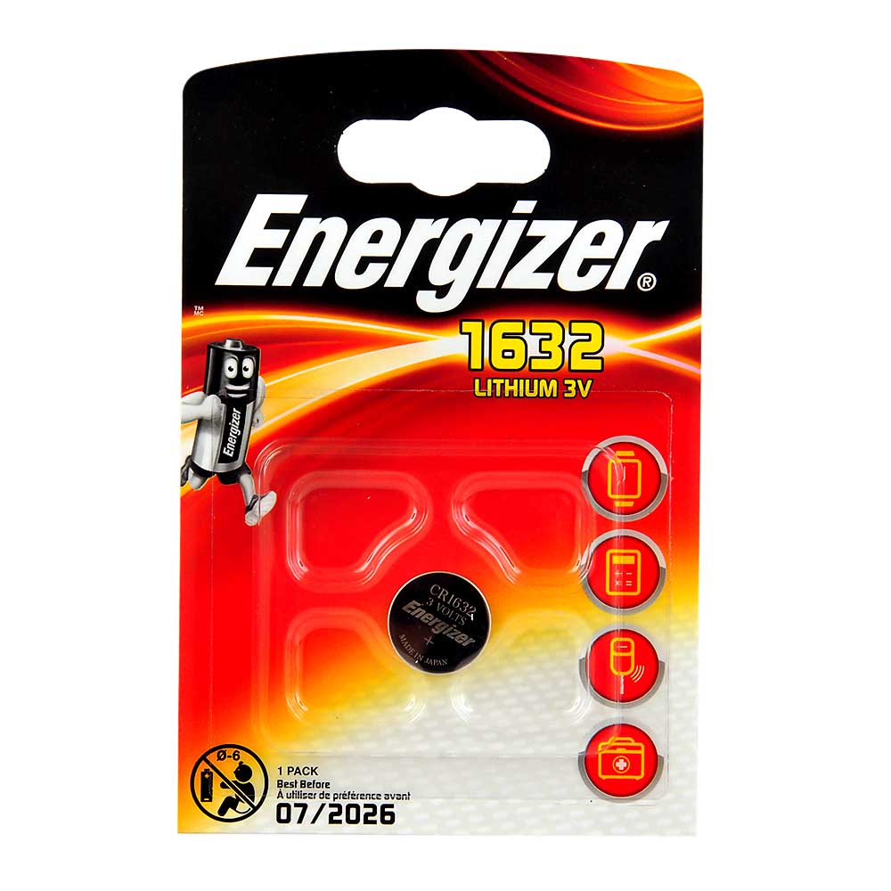 Батарейка ENERGIZER LITHIUM CR1632 3V E300844102 купить недорого по