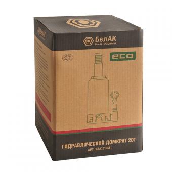 Домкрат гидравлический БЕЛАК ECO бутылочный 20 т БАК.70021