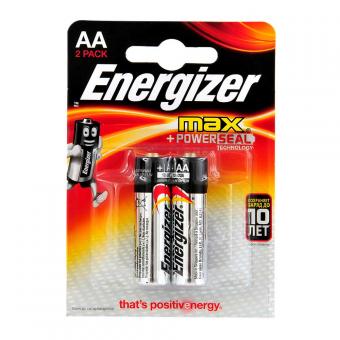 Батарейки ENERGIZER MAX AA 1.5V 2 шт 301532801