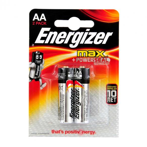 Батарейки ENERGIZER MAX AA 1.5V 2 шт 301532801