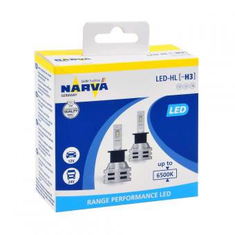 Лампа светодиодная NARVA RANGE PERFORMANCE LED H3 2 шт 18058