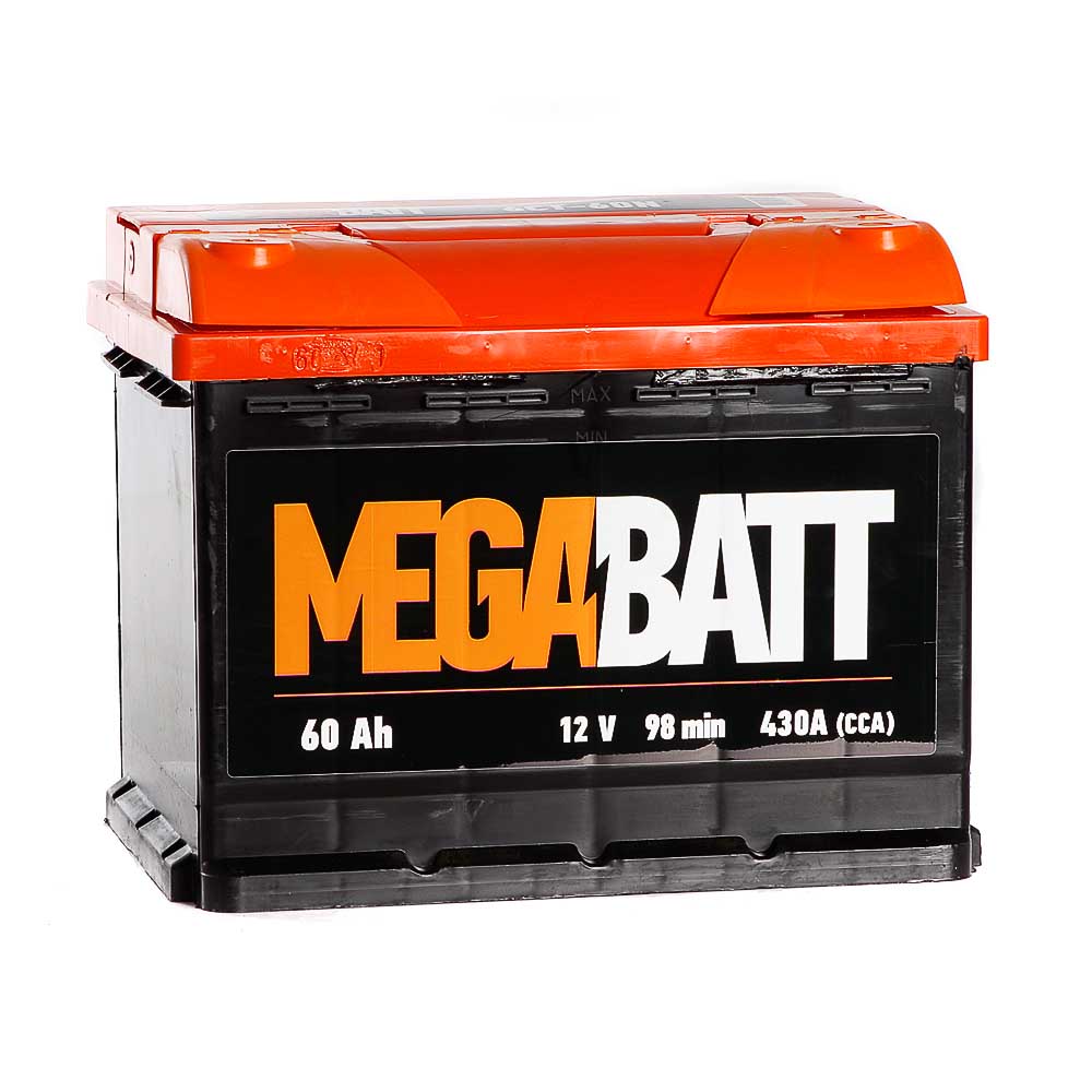 Аккумулятор MEGA BATT 60 Ач 430А П/П BI85346