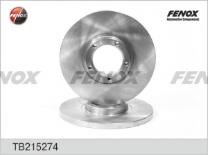 Диск тормозной FENOX TB215274 передний