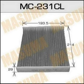 Фильтр воздушный MASUMA MC231CL