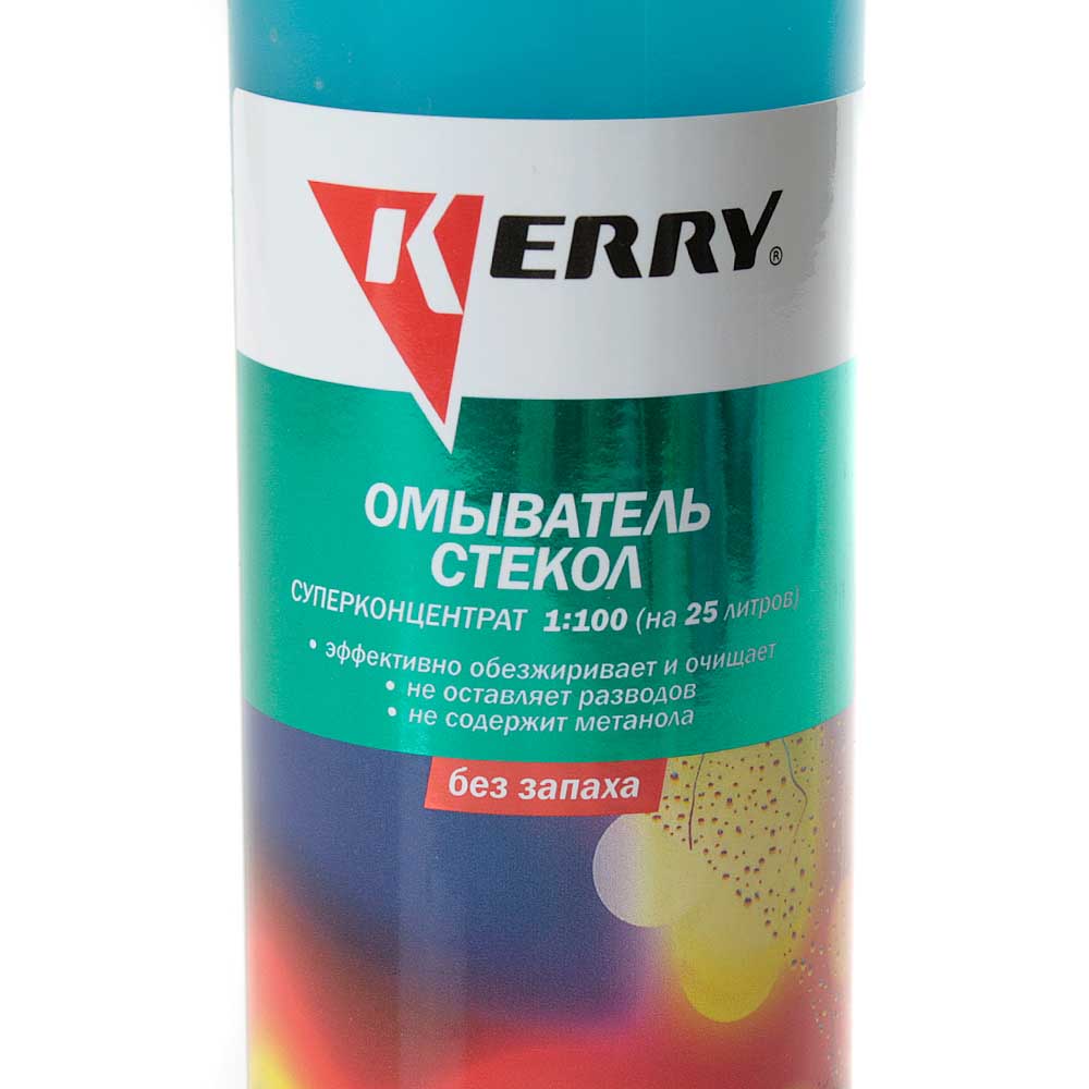 Омыватель стекла летний KERRY без запаха концентрат 270 мл KR-336