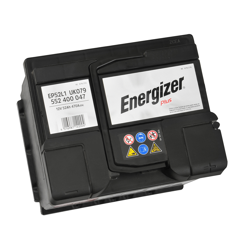 Batterie Energizer Plus 52Ah/470A (EP52-L1) - Cdiscount Auto