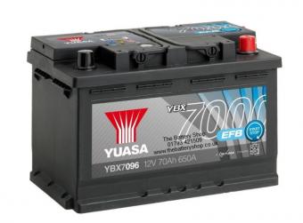 Аккумулятор YUASA 70 Ач 650А О/П YBX7096