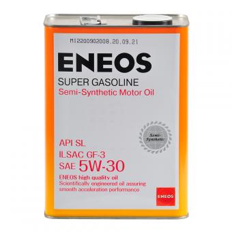 Масло моторное ENEOS SUPER GASOLINE 5W30 полусинтетика 4л OIL1361