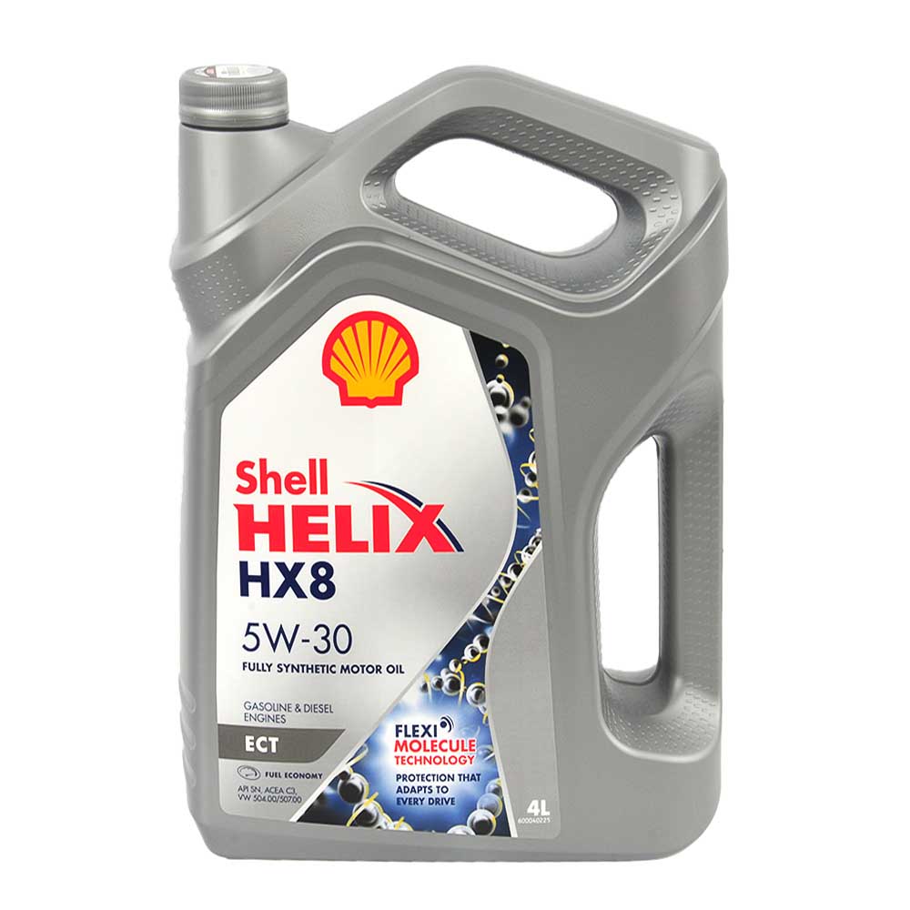  моторное SHELL HELIX HX8 ECT 5W30 синтетика 4 л 550048035  .