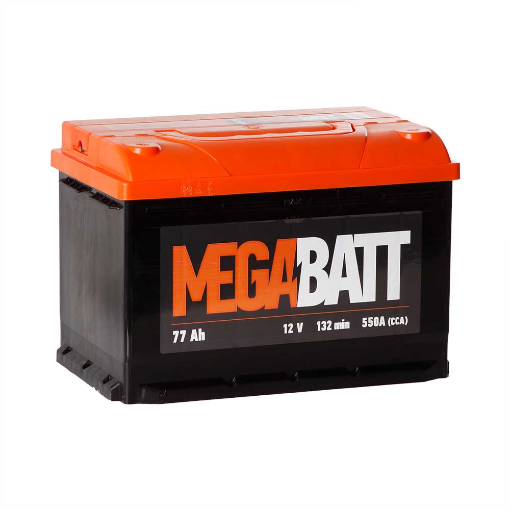 Аккумулятор MEGA BATT 77 Ач 550А П/П BI85349