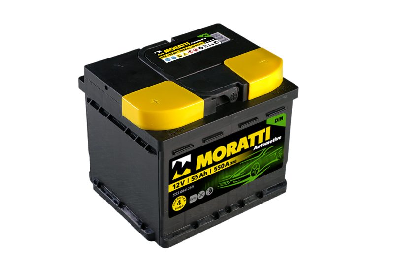 Аккумулятор MORATTI 55 Ач 550А П/П 5550064055
