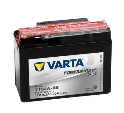 Аккумулятор VARTA FUNSTART AGM YTR4A-BS  Ач 30А  503903004
