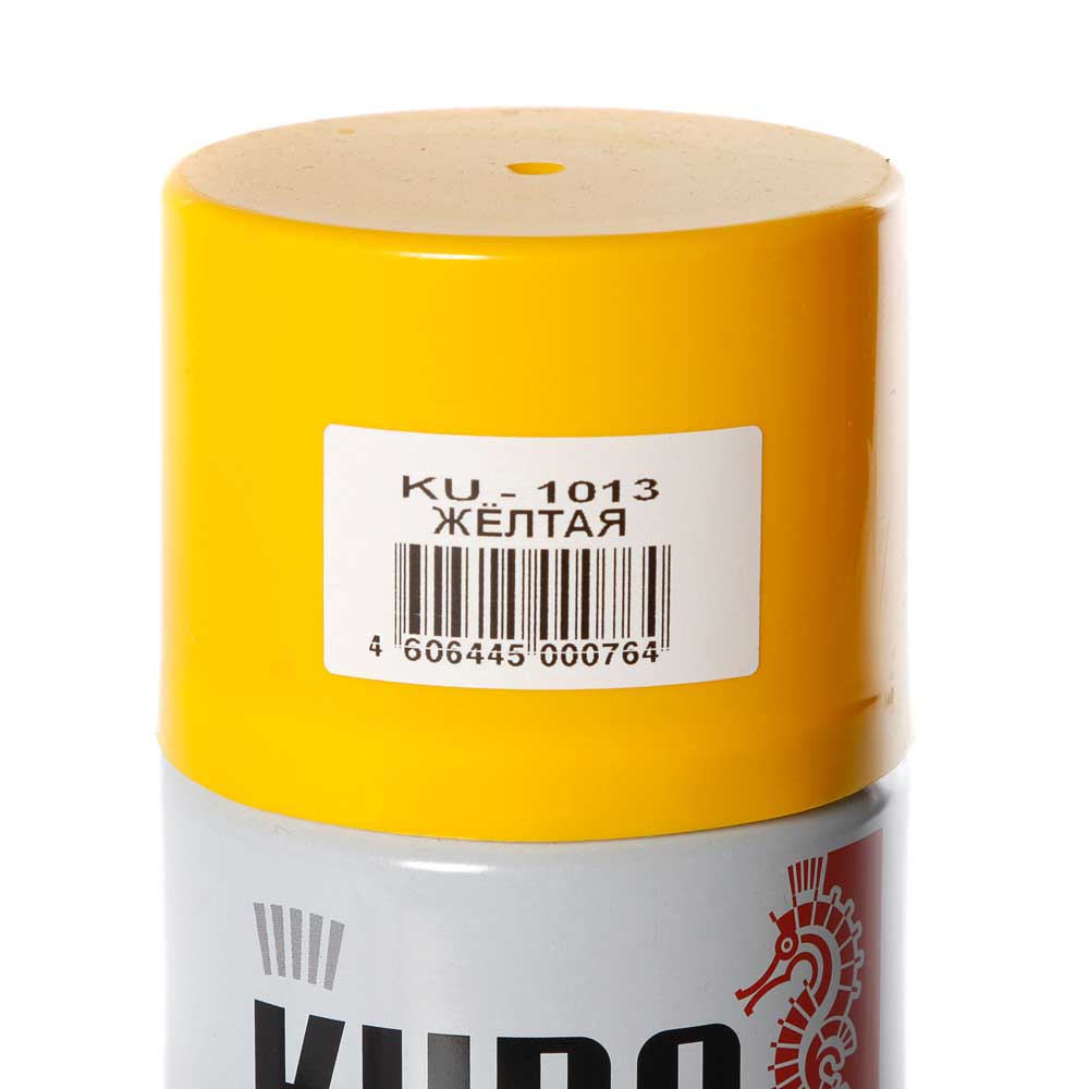 Эмаль KUDO желтая аэрозоль 520 мл KU-1013