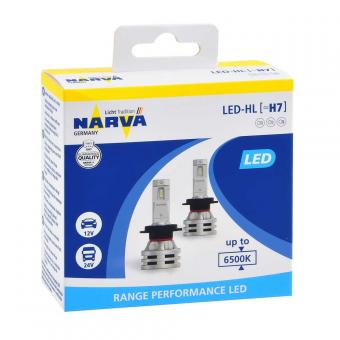 Лампа светодиодная NARVA RANGE PERFORMANCE LED H7 2 шт 18033