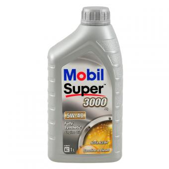 Масло моторное MOBIL SUPER 3000Х1 5W40 синтетика 1 л 152567