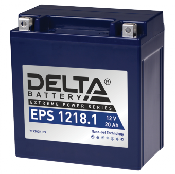 Аккумулятор DELTABATTERY EPS YTX20CH-BS 20 Ач 250А П/П EPS1218.1