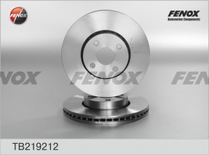 Диск тормозной FENOX TB219212 передний