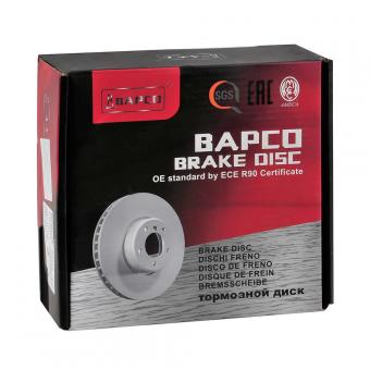 Диск тормозной BAPCO BD0040 передний