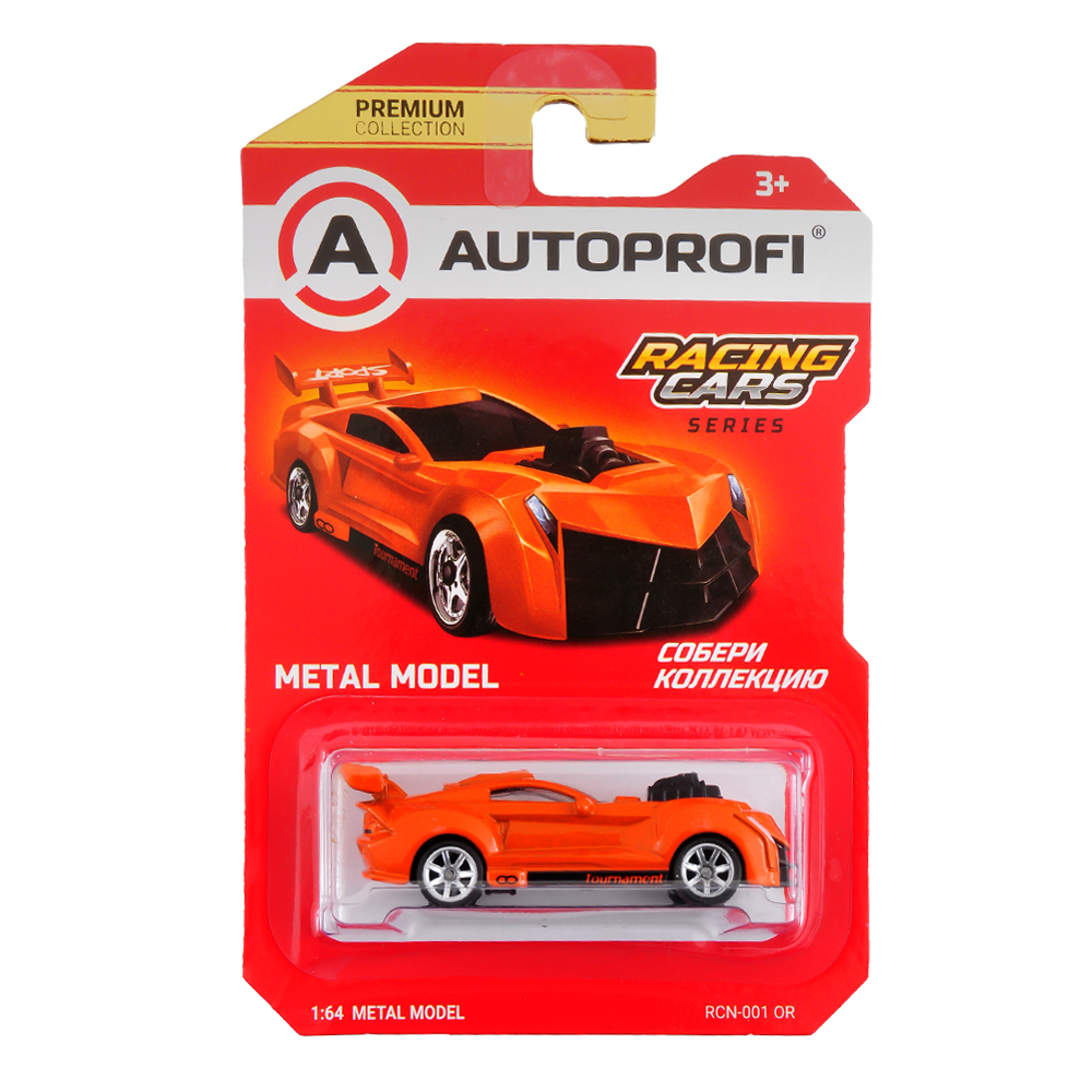 Модель авто AUTOPROFI RACING CARS RCN-001 1:64 оранжевая RCN-001 OR