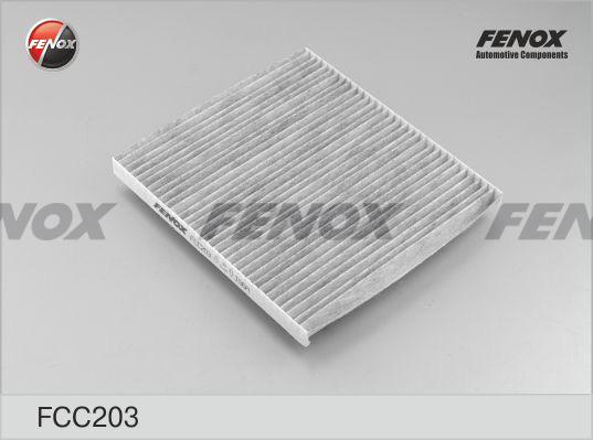 Фильтр салона FCC203 FENOX угольный