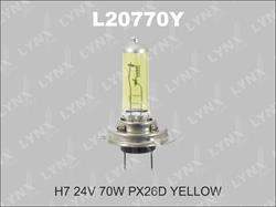 Лампа галогенная LYNX 24V H7 70W L20770Y