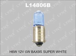 Лампа галогенная LYNX 12V H6W 6W L14806B