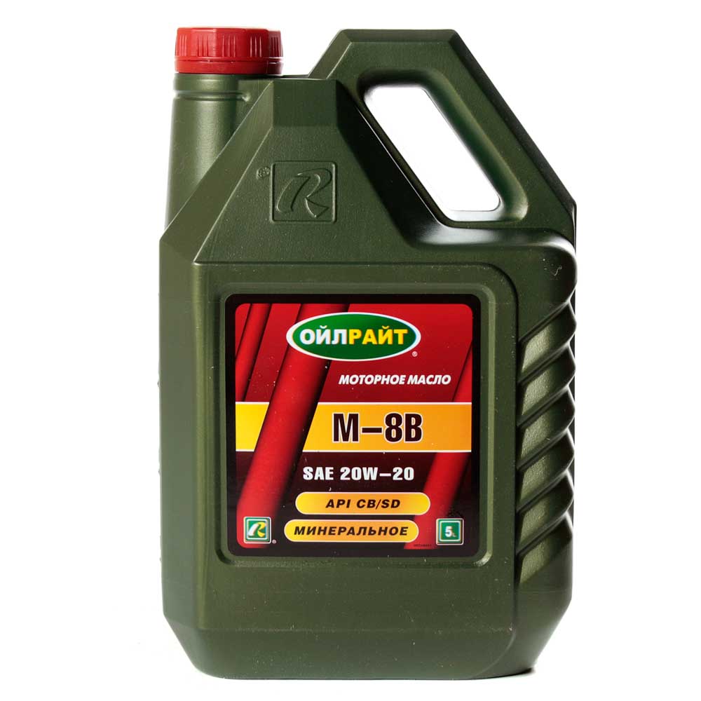  моторное OIL RIGHT М-8В 20W20 минеральное 5 л 2484  .