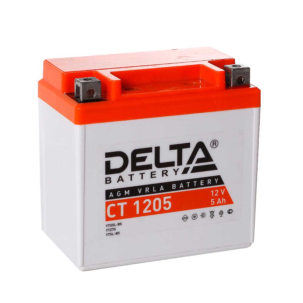 Аккумулятор DELTA CT 1205 5 Ач 80А О/П CT1205