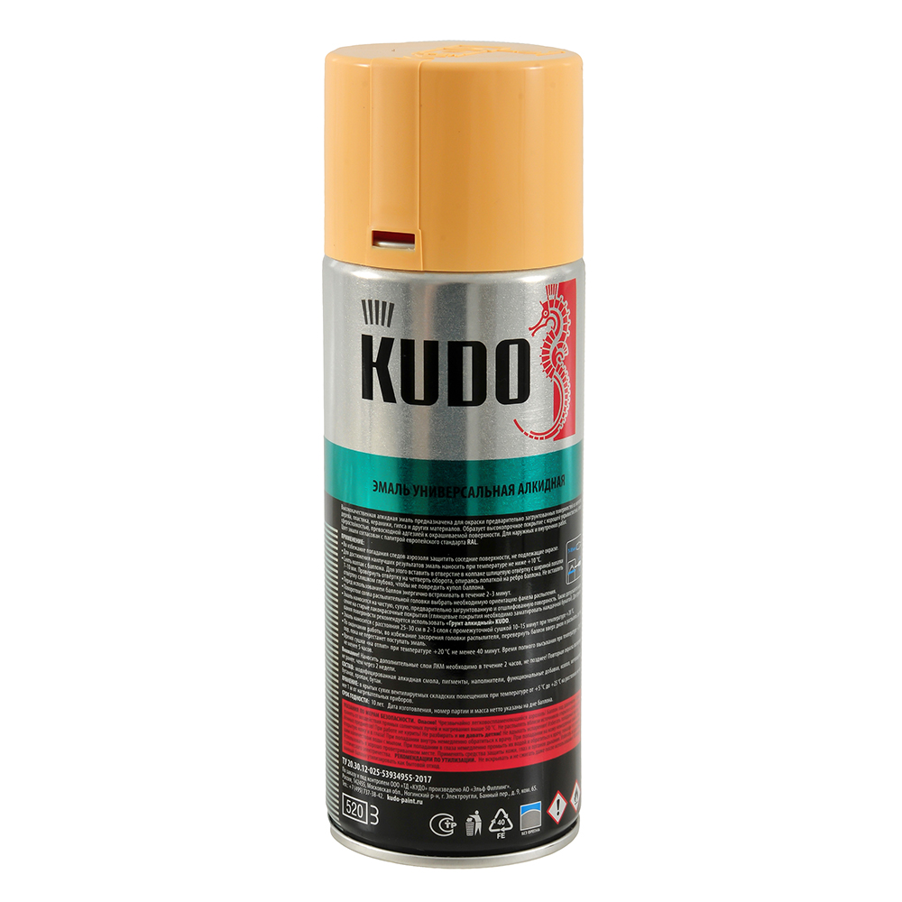 Эмаль KUDO бежевая 520 мл KU-1009