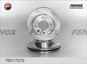 Диск тормозной FENOX TB217070 передний