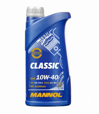 Масло моторное MANNOL CLASSIC 10W40 полусинтетика 1 л MN7501-1