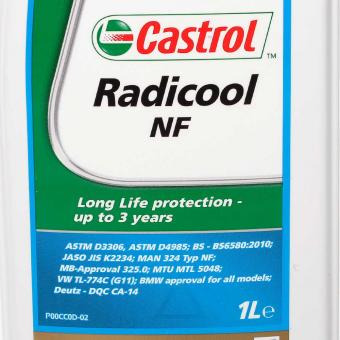 Антифриз CASTROL RADICOOL NF сине-зеленый концентрат G11 1кг 15C2AF