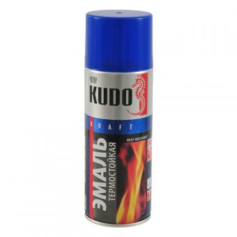 Эмаль термостойкая KUDO синяя 520 мл KU-5004