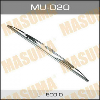 Щетка стеклоочистителя MASUMA MU020 каркасная 500 мм