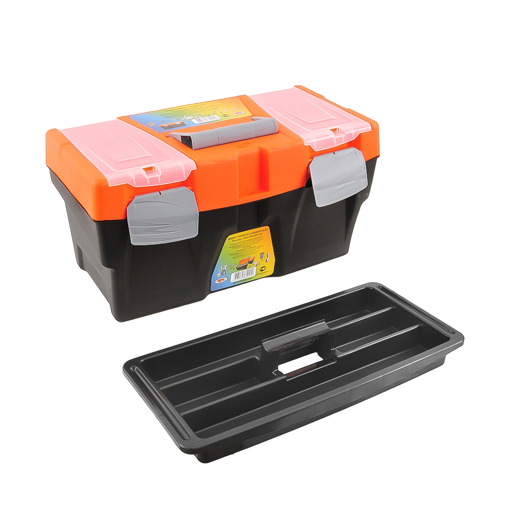Ящик для инструментов PROFBOX М50 с лотком пластик 500х250х260 мм 610010
