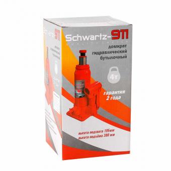 Домкрат гидравлический SCHWARTZ-911 бутылочный 4 т ДОМК0005