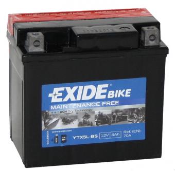 Аккумулятор EXIDE 4 Ач 70А О/П YTX5L-BS
