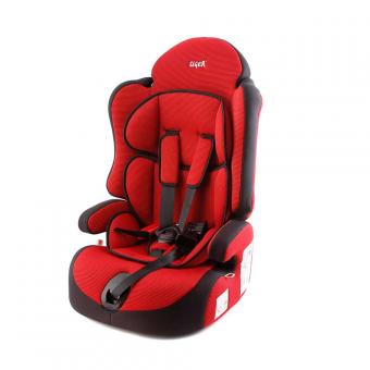 Кресло детское SIGER ПРАЙМ ISOFIX трансформер красный 9-36 кг KRES0146