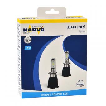 Лампа светодиодная NARVA RANGE POWER 12V H7 6000К 2 шт 18005