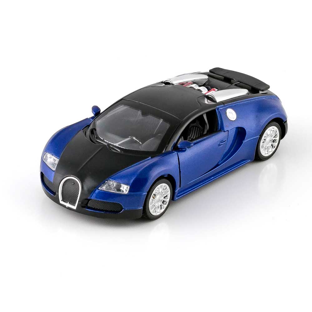 Модель авто TY MODELS BUGGATI синяя DA-BUG-BL