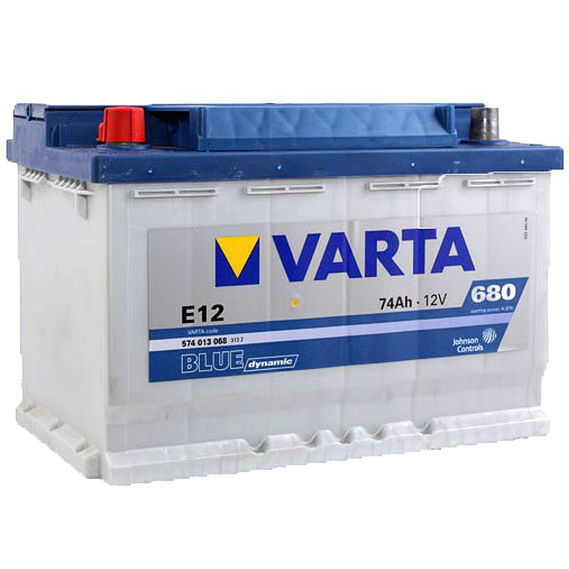 Аккумулятор VARTA BLUE DYNAMIC E12 74 Ач 680А П/П 574013068