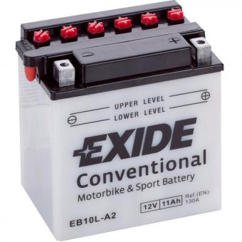 Аккумулятор EXIDE BIKE 11 Ач 130А О/П EB10L-A2