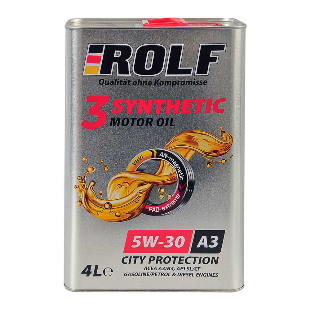  моторное ROLF ACEA 5W30 синтетика 4 л 322549   по .